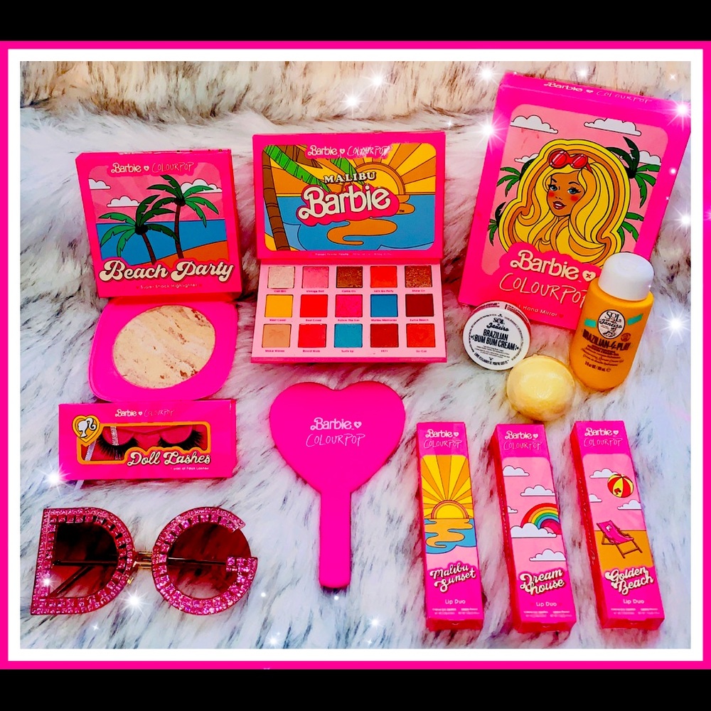 The completed Colourpop Barbie Set plus More